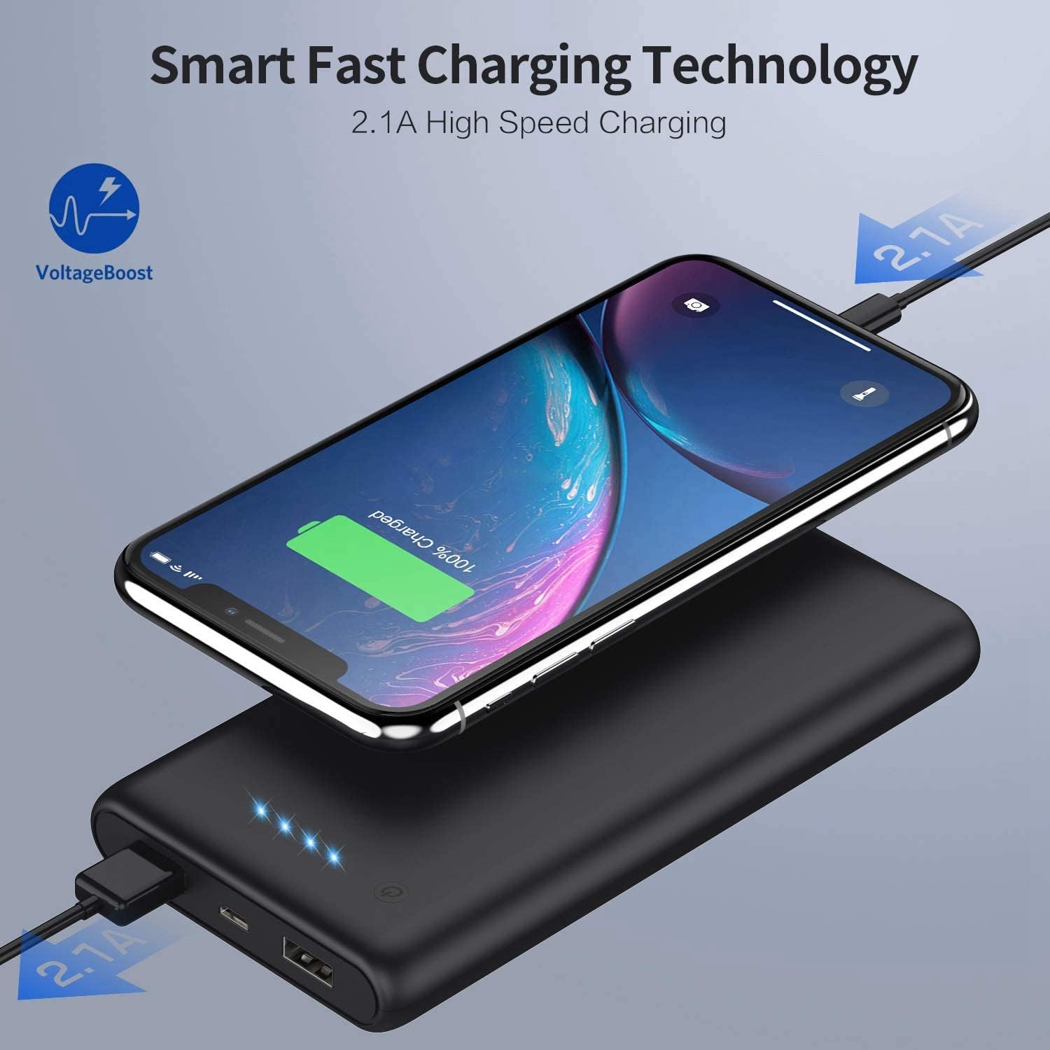 Power Bank 26800mAh – myCharge Ultra-High Capacity Portable Charger with Dual USB