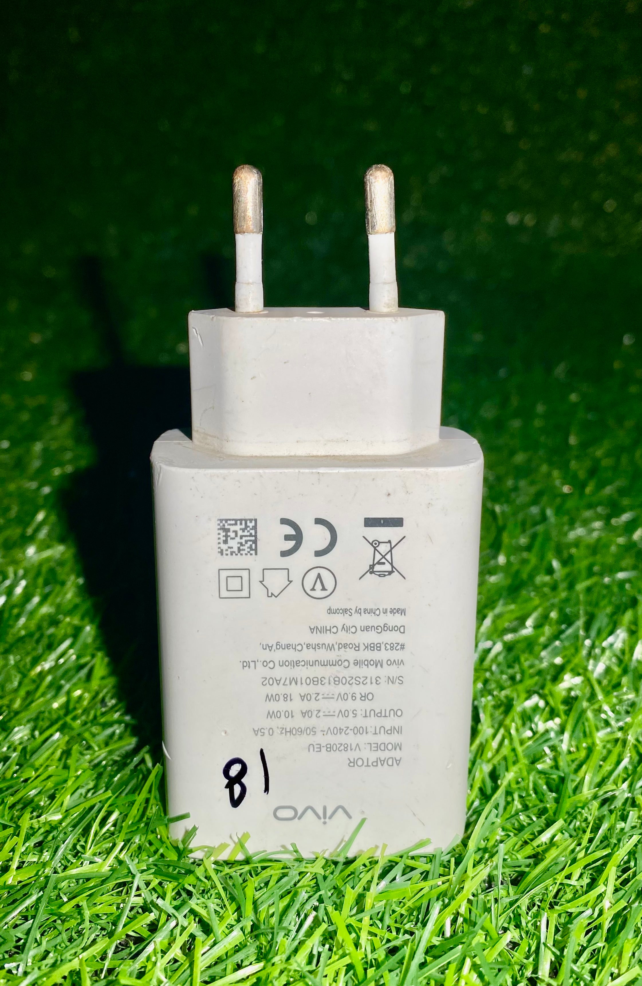 Vivo 18W Dual-Engine Fast Charger | Original Adapter with USB Cable
