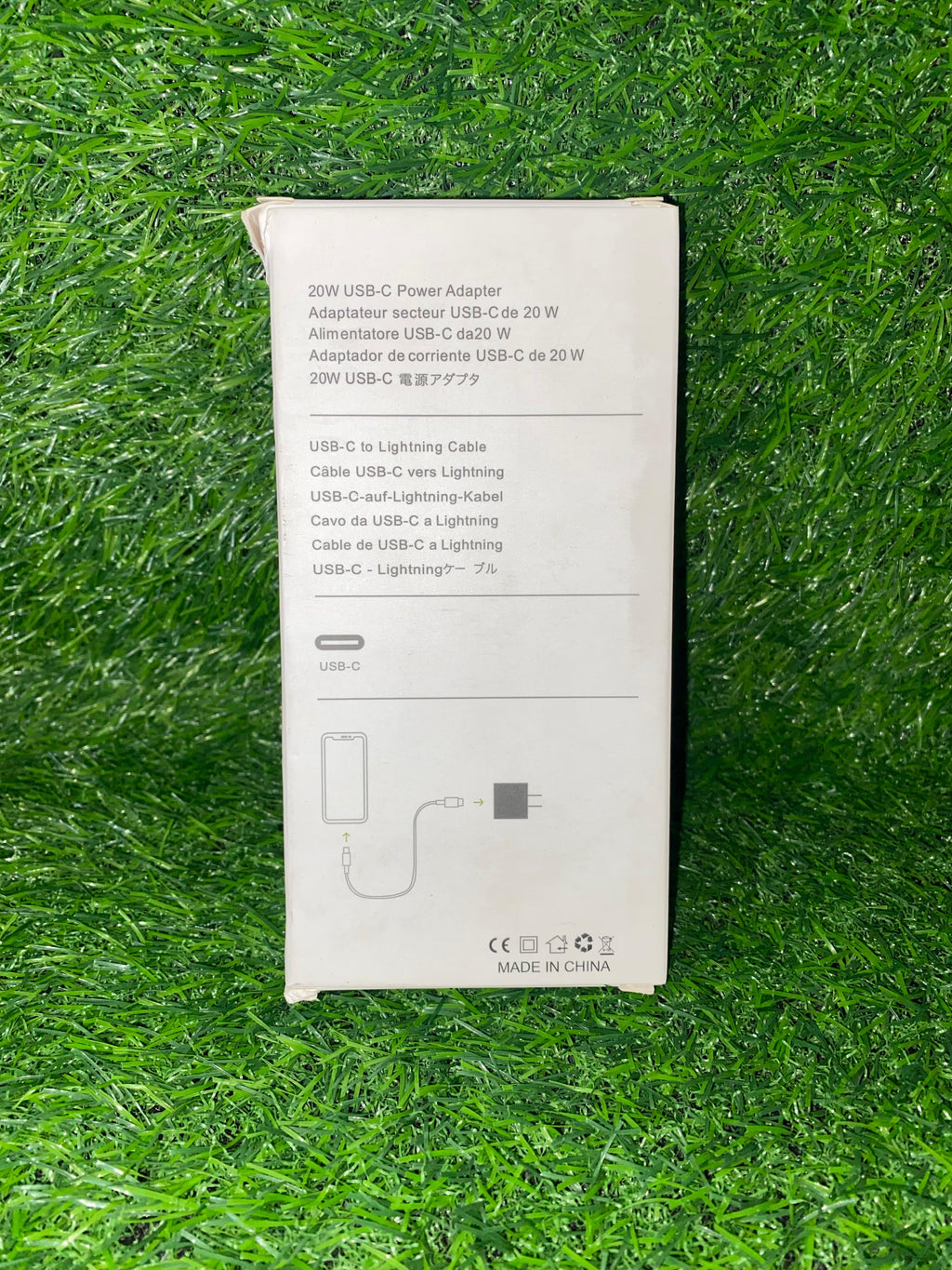 20W USB-C Power Adapter with USB-C to Lightning Cable – Fast Charging Set Description