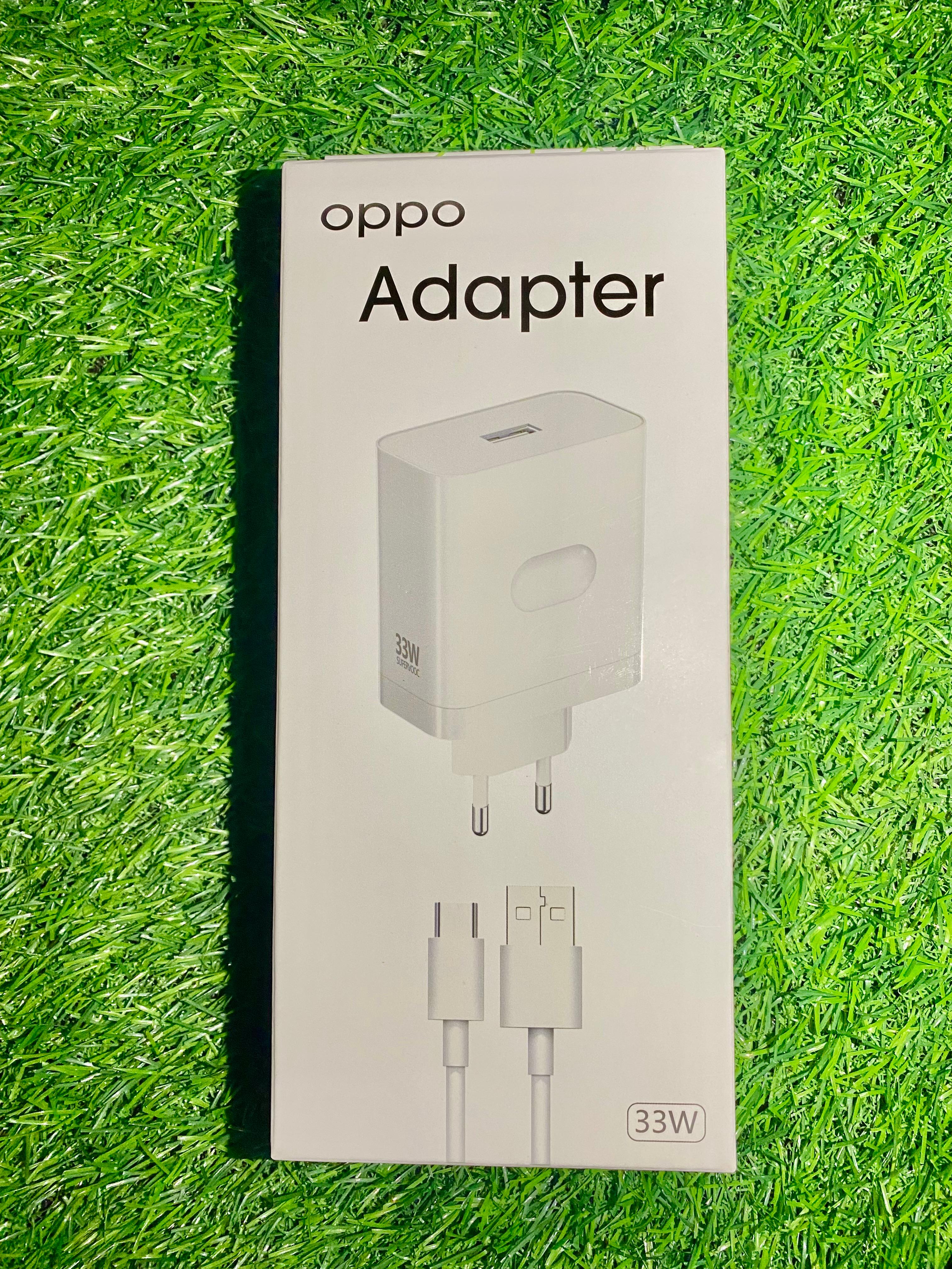 SUPERVOOC 33W Super Flash Charger Set with USB-A to USB-C Cable (1m)