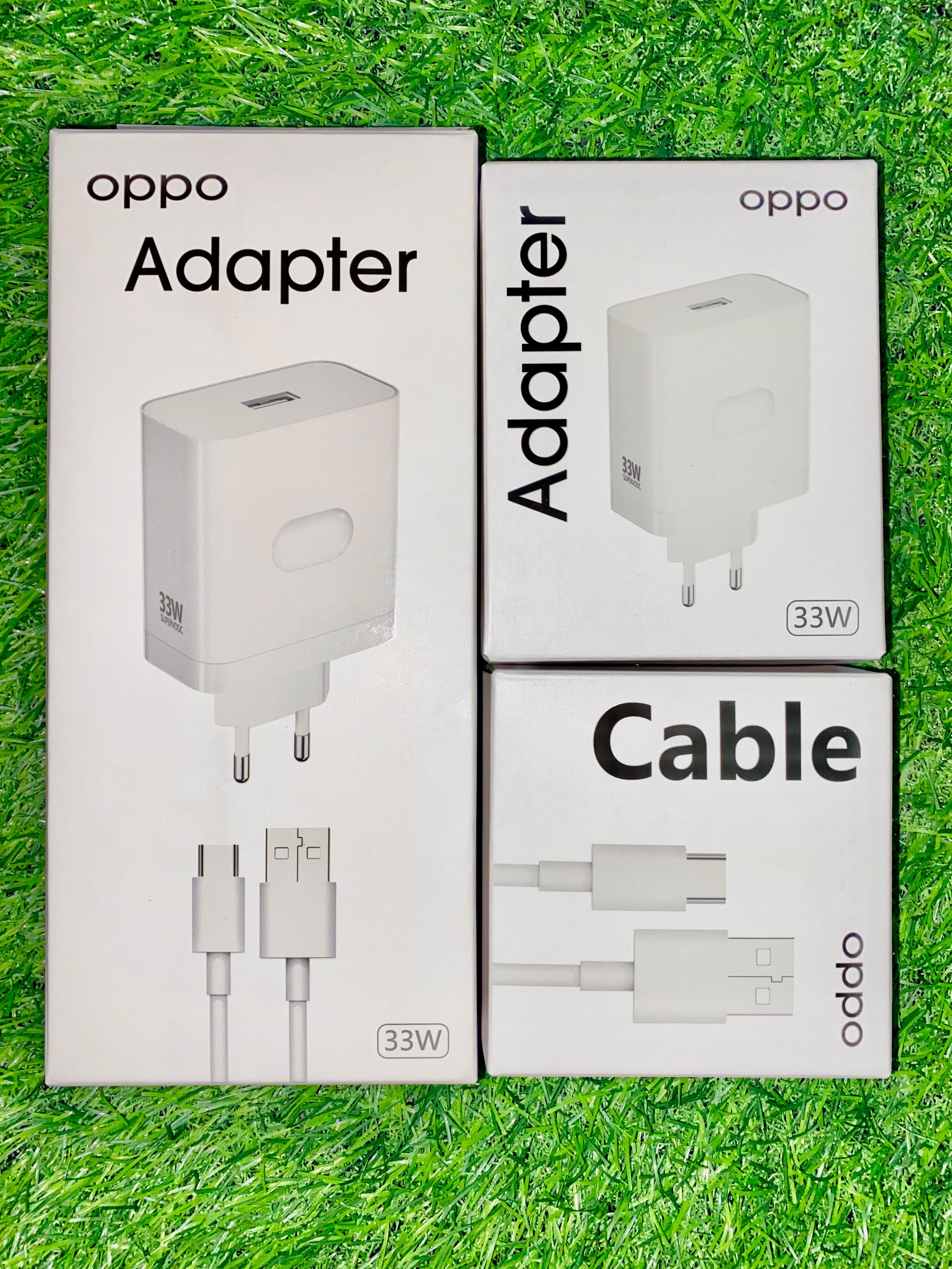 SUPERVOOC 33W Super Flash Charger Set with USB-A to USB-C Cable (1m)