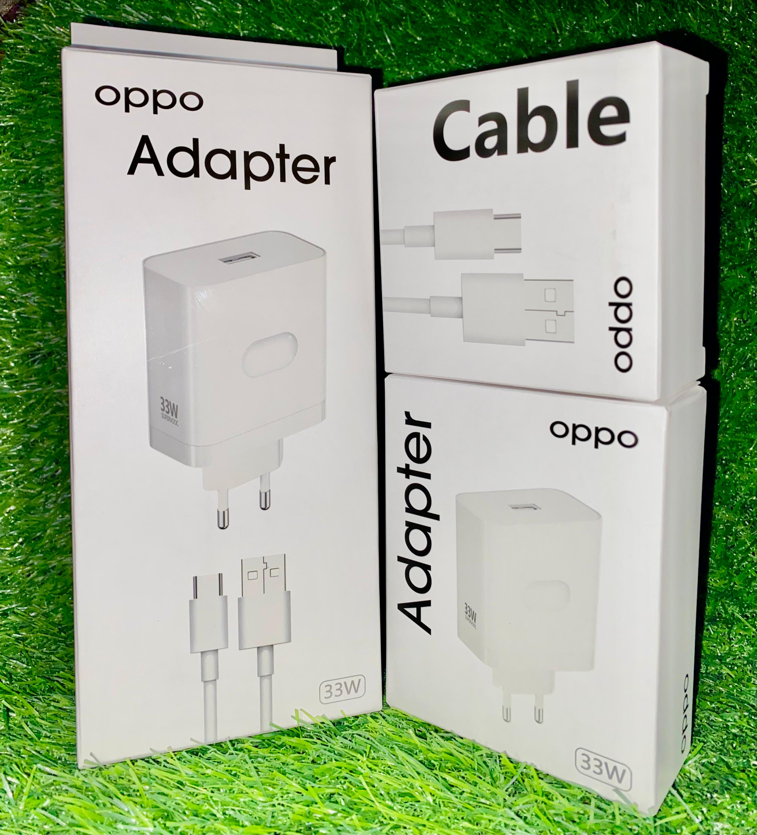 SUPERVOOC 33W Super Flash Charger Set with USB-A to USB-C Cable (1m)